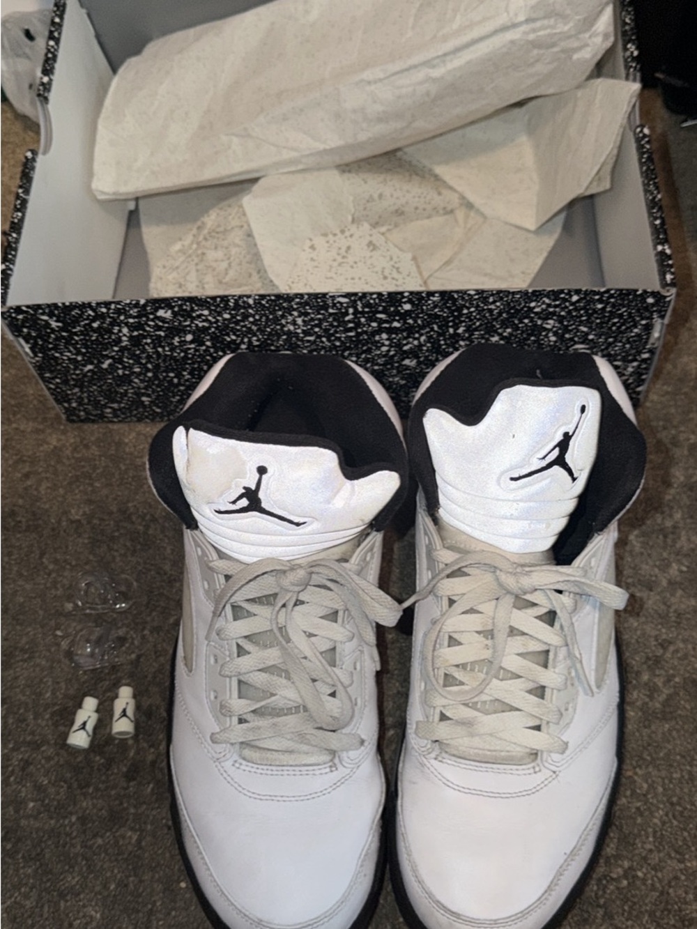 Jordan 5 Men’s “White and Black”